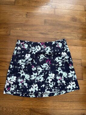 Lady Hogan Women's Skort Floral Golf Size 10 (e8)